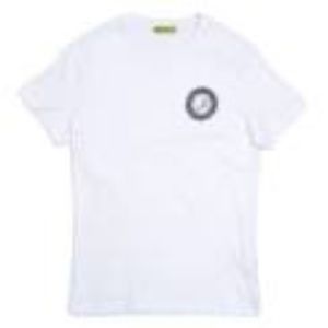 Versace Jeans plain logo white t-shirt